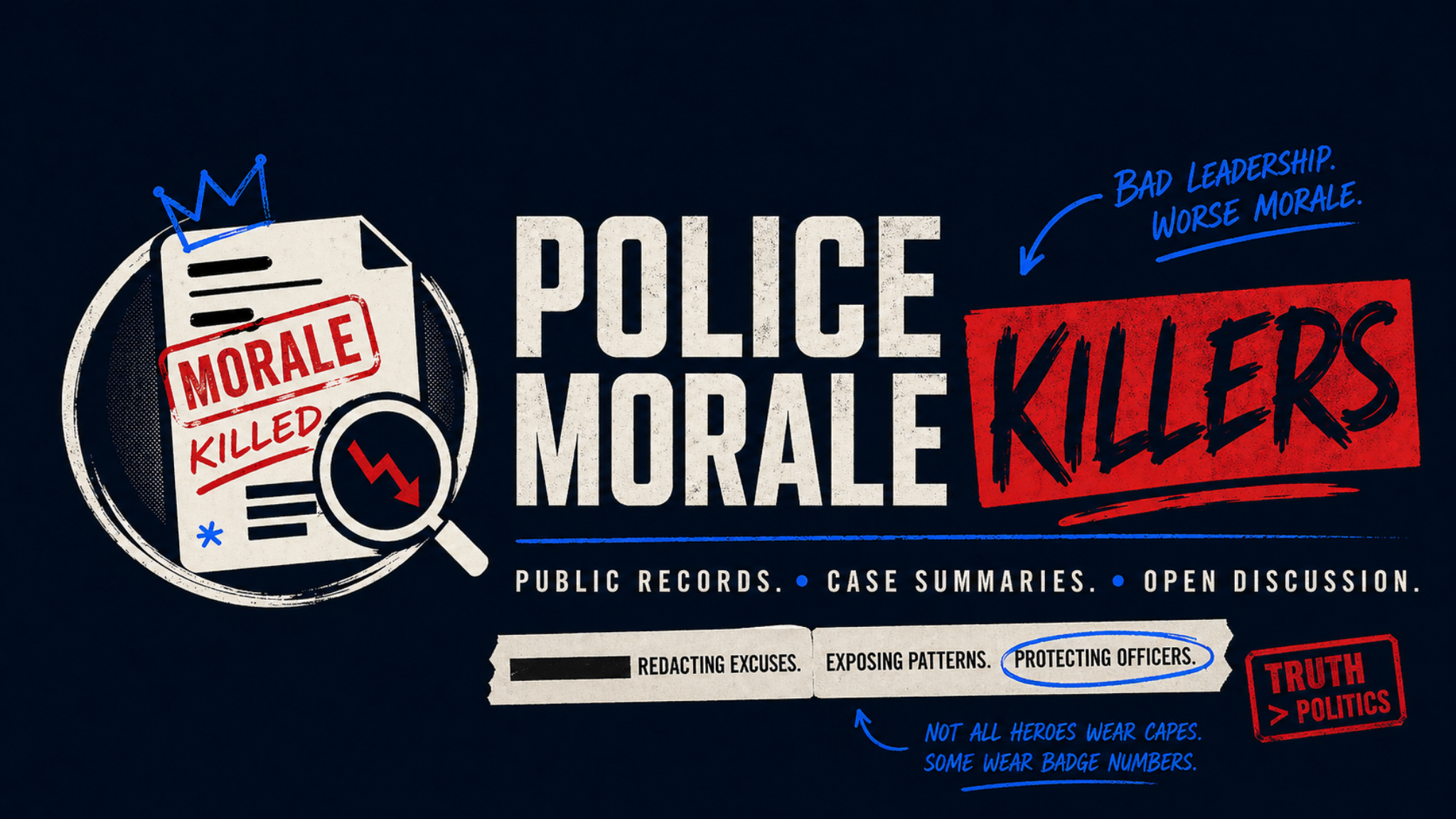 Police Morale Killers banner